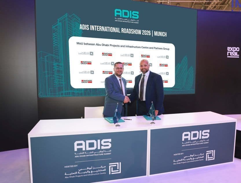 ADPIC and Partners Group sign MoU on Abu Dhabi infrastructure