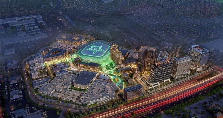 HNTB Unveils 18,000-Seat Arena for Dallas Stars in Texas