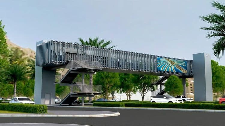 RTA starts work on two Palm Jumeirah pedestrian bridges