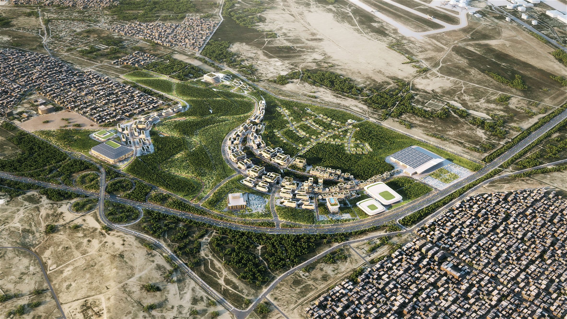 ZHA Unveils 198-Hectare Baku Expo City Masterplan